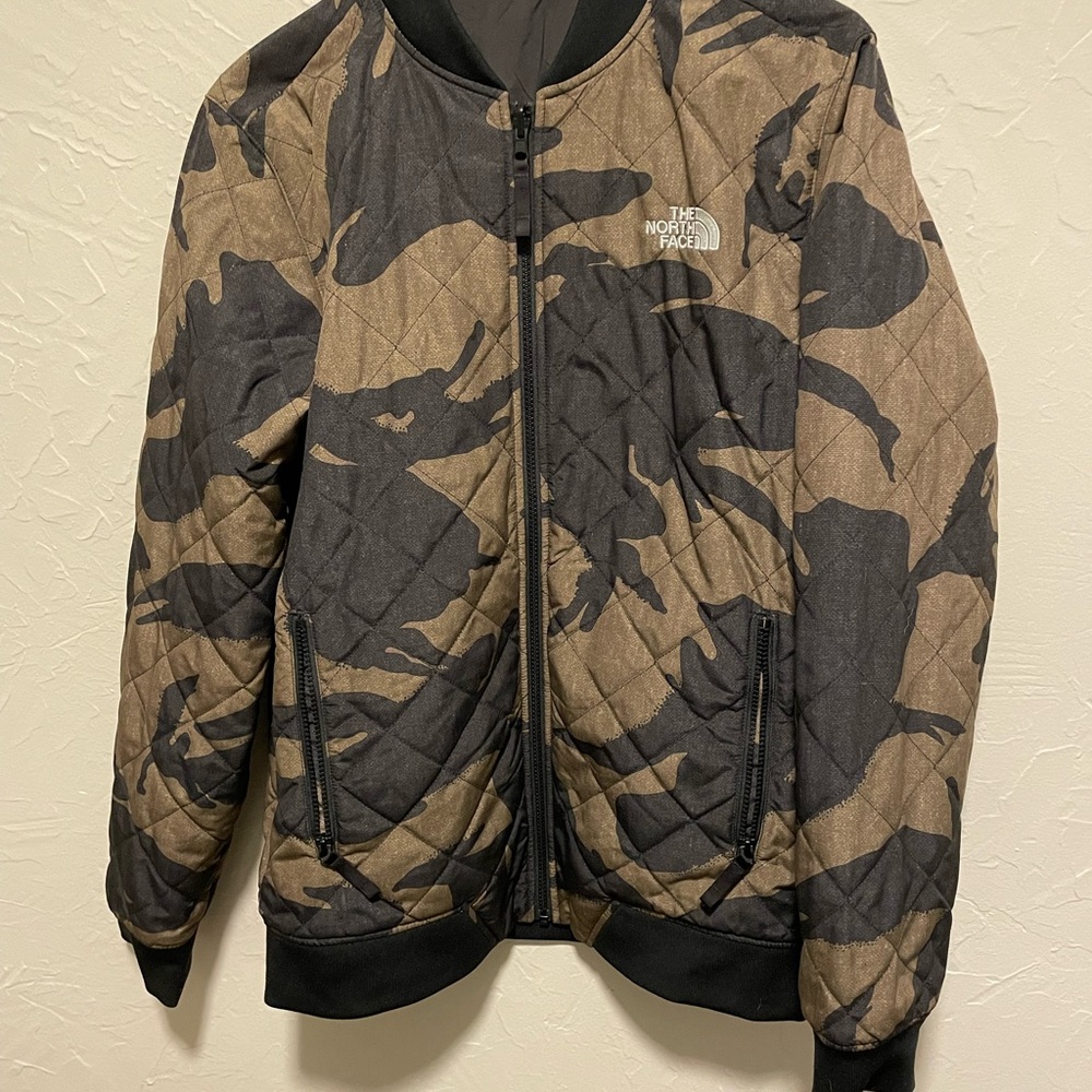 NORTH FACE REVERSIBLE MENS BOMBER JACKET